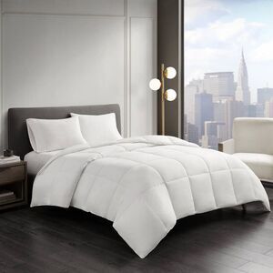 Sleep Philosophy - Cotton Sateen Down Alternative Comforter Level 1 W White